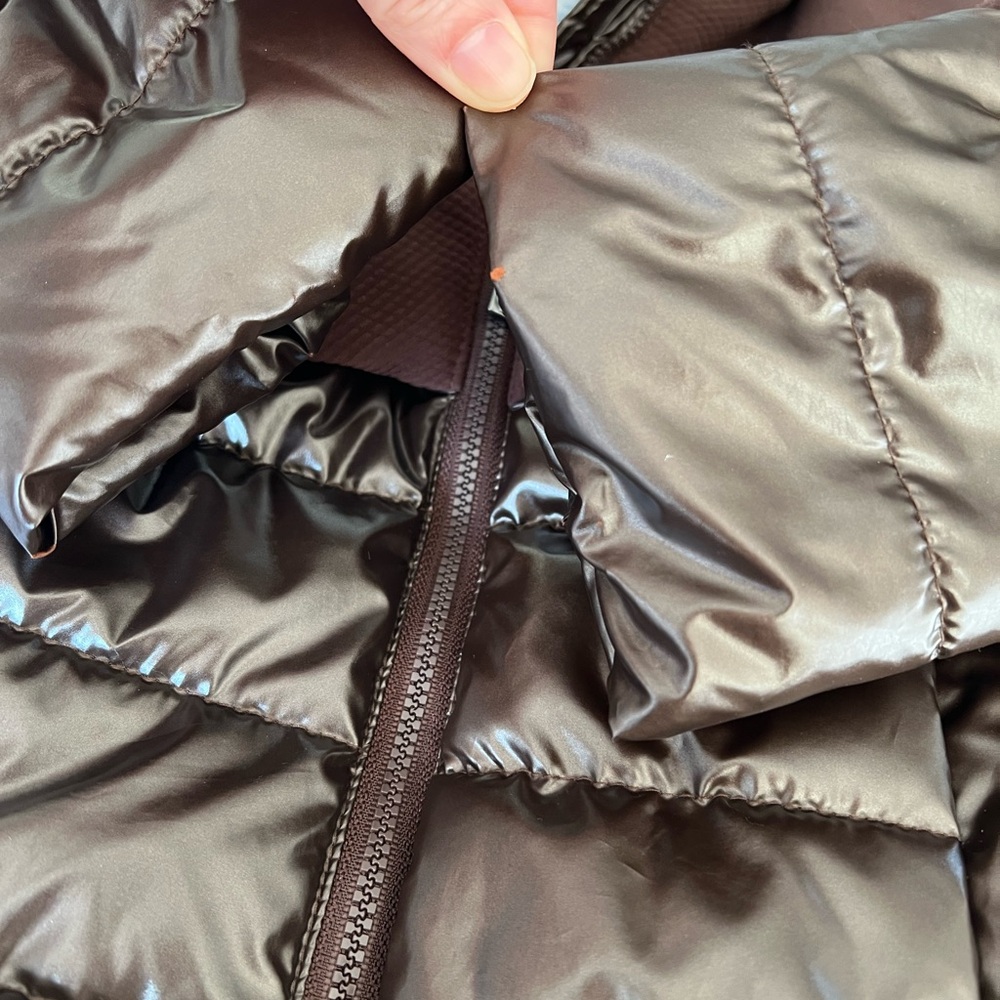 Mayoral Brown Quilted & Textured Hooded Puffer Coat 2T - Picture 4 of 11